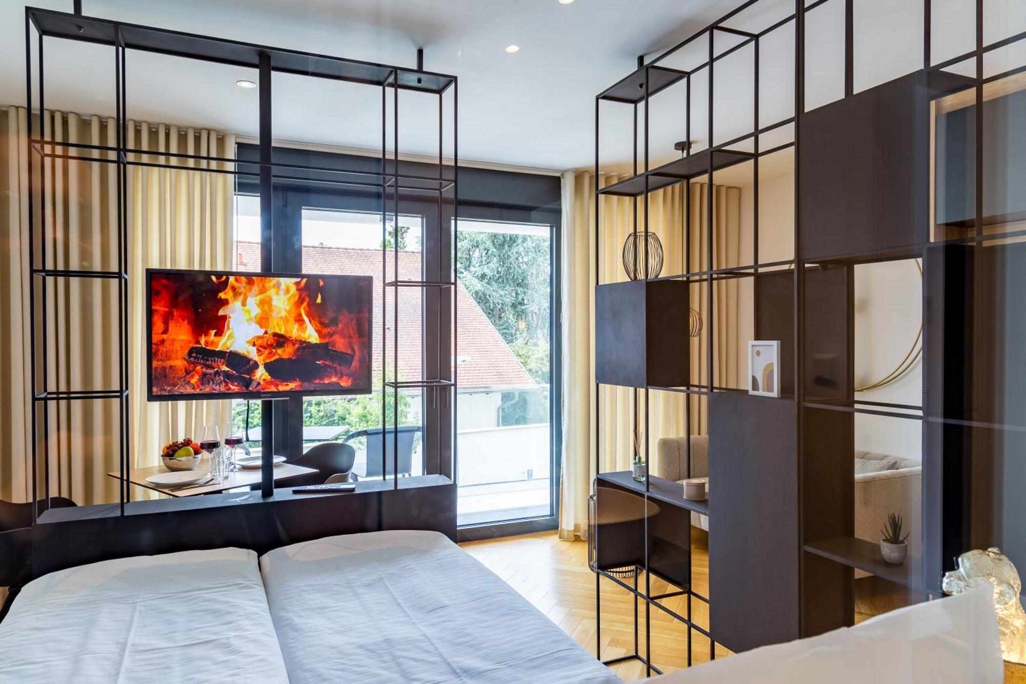 Apartment Living Timeless- Stylische Design Nahe Europa-park Und Elsass Mit Balkon Und Privatem Parkplatz *