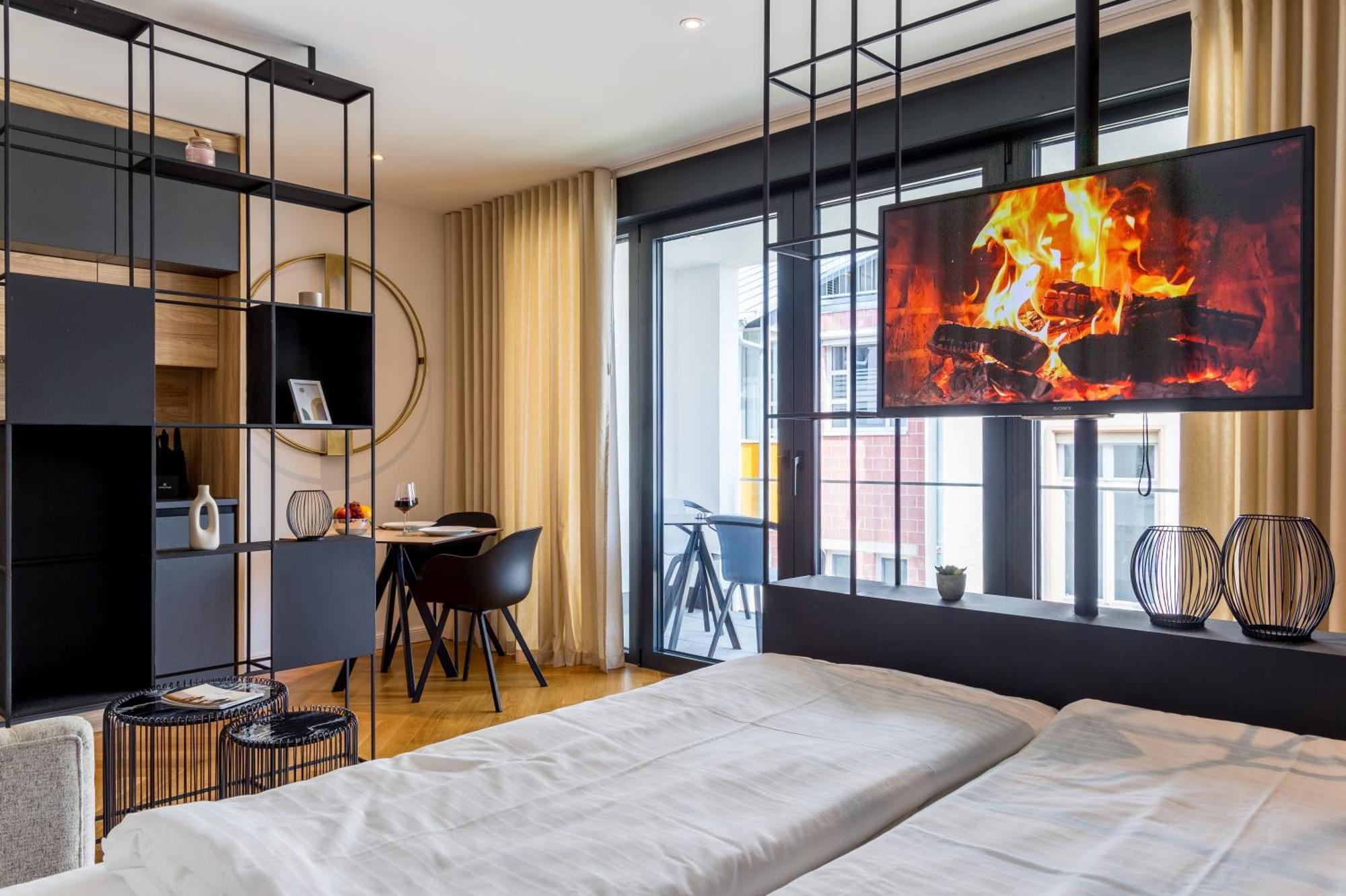 Apartment Living Timeless- Stylische Design Nahe Europa-park Und Elsass Mit Balkon Und Privatem Parkplatz *