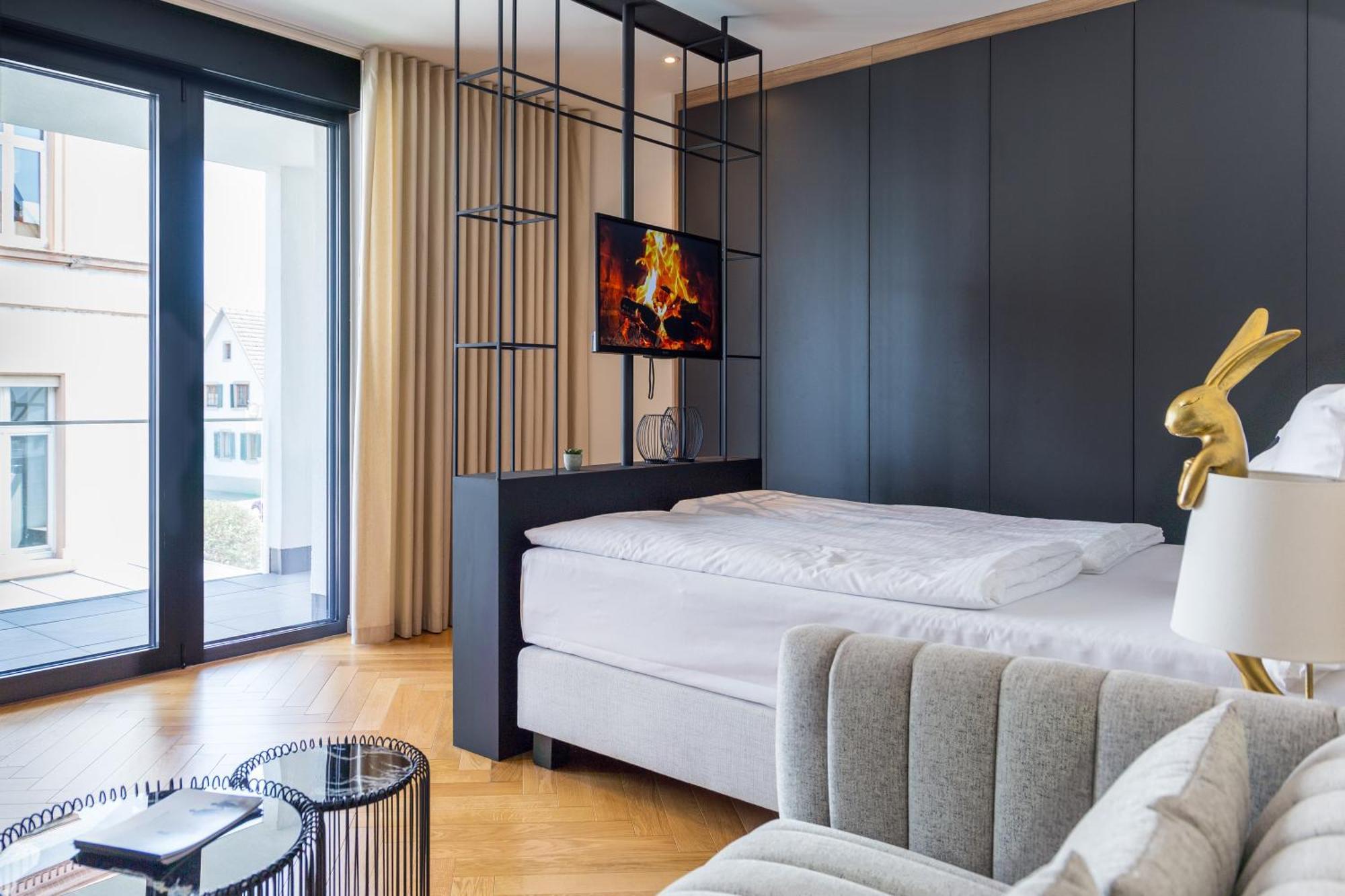 Living Timeless- Stylische Design Nahe Europa-park Und Elsass Mit Balkon Und Privatem Parkplatz * Meißenheim