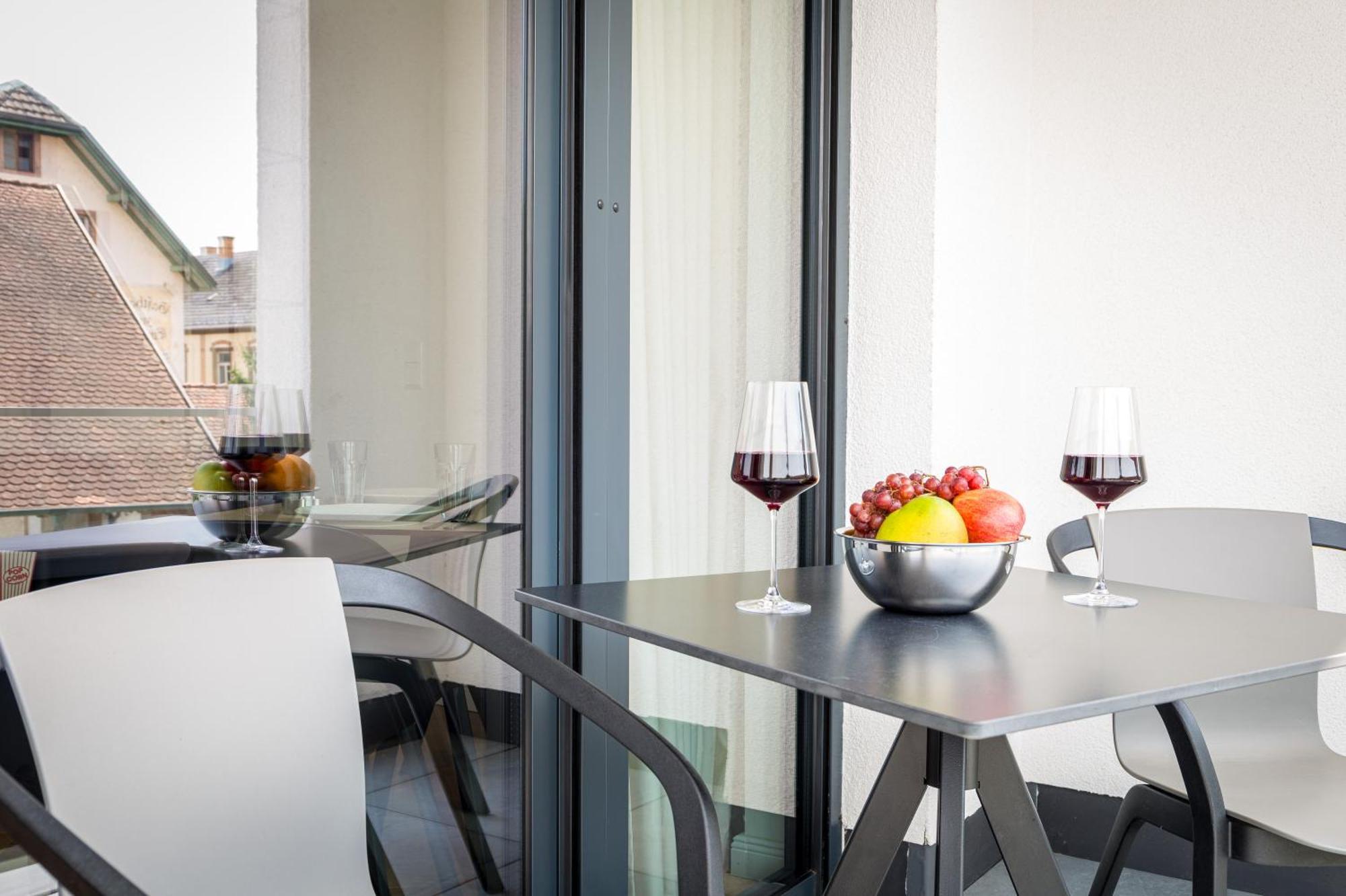 Apartment Living Timeless- Stylische Design Nahe Europa-park Und Elsass Mit Balkon Und Privatem Parkplatz Meißenheim